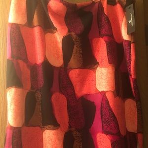Multicolor Worthington Pencil Skirt